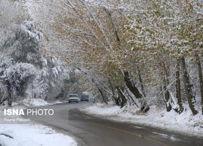 استقرار پلیس راه استان در 10 نقطه برف گیر