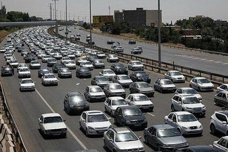ترافیک نیمه سنگین تا سنگین در مسیرهای شمالی تهران