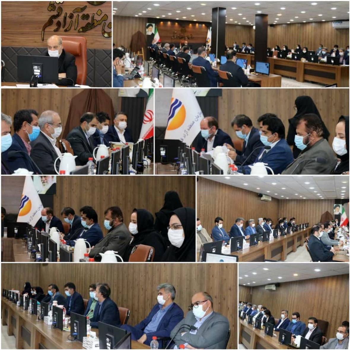 بیست و پنجمین جلسه شورای برنامه ریزی و توسعه منطقه آزاد قشم برگزار شد