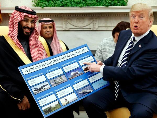 تلاش دولت ترامپ برای فروش مهمات به عربستان
