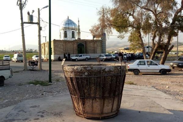 سنگ باستانی روستای شوش تبدیل به زباله دان شد